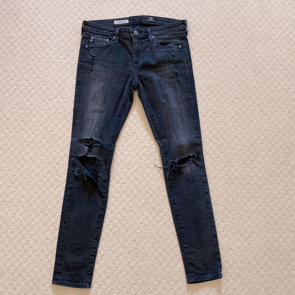 AG Legging Ankle gray denim